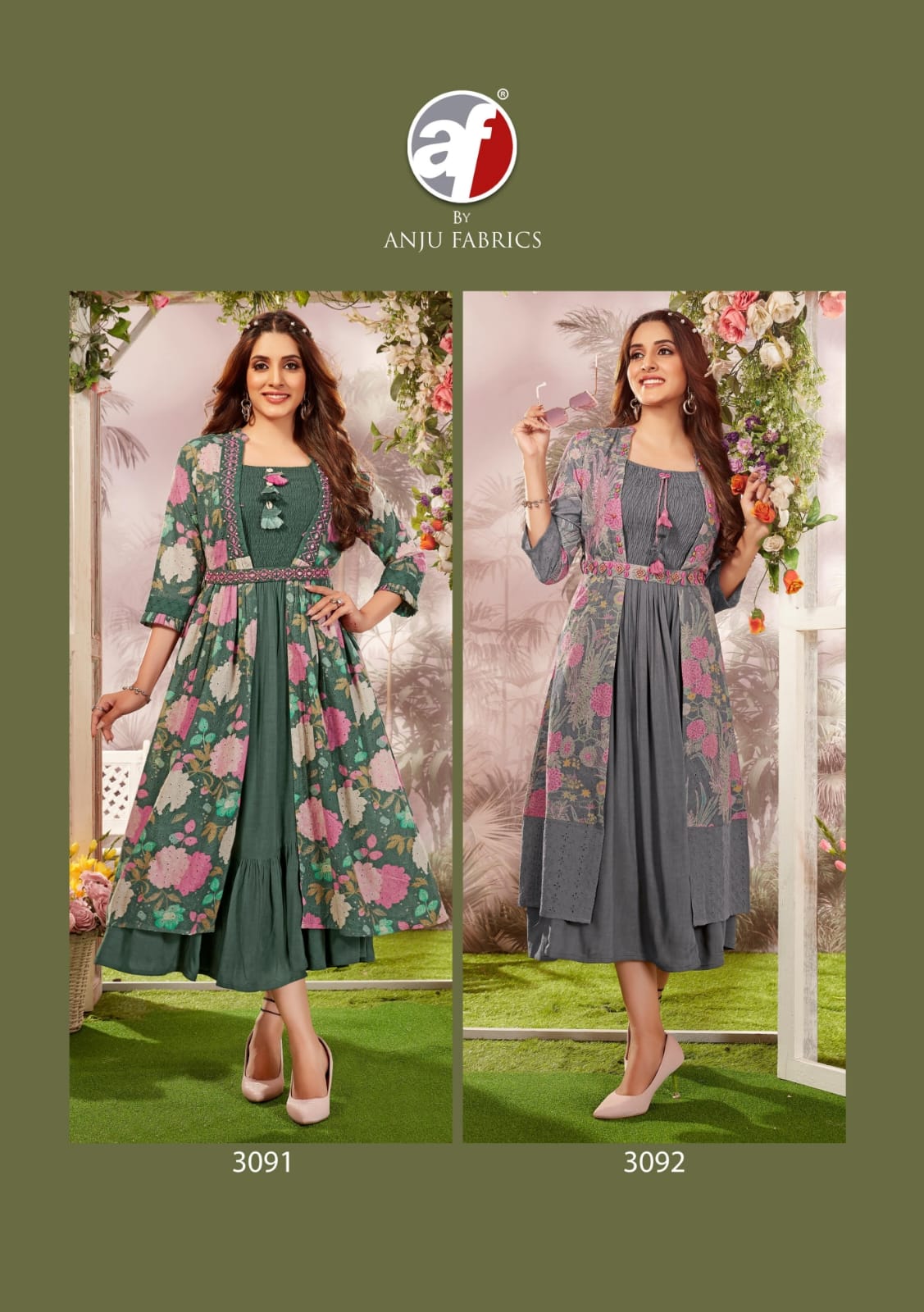 Shrill Grill Designer Jacket Party Wear Kurti Catalog